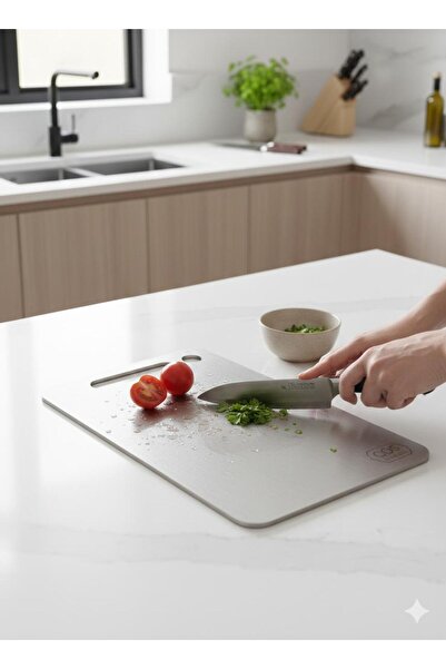 Coş Ev Mutfak لوح تقطيع من الفولاذ المقاوم للصدأ