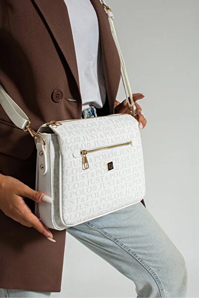 Just Polo JP Women's 6 Compartment Adjustable Long Strap Shoulder Bag Messeng...