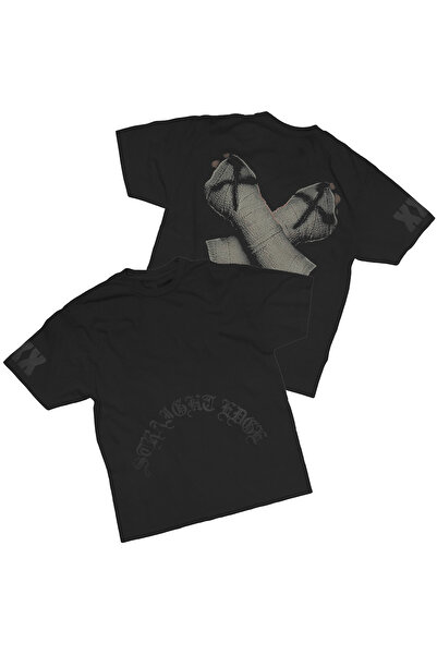 l'eivor Cm Punk Hell Froze over Printed Cotton T-Shirt