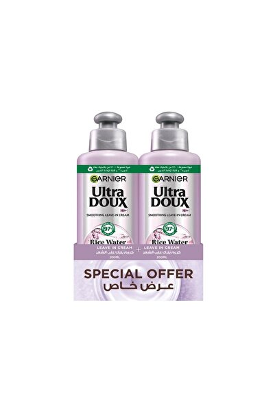 XXIO كريم ألترا دوكس الذي يُترك على الشعر مع ماء الأرز والنشا 200 مل + كريم ي...