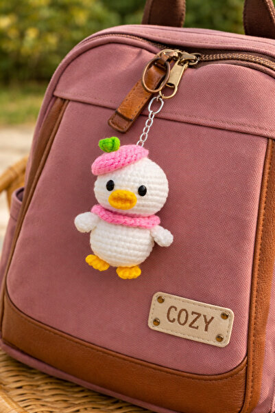 LUXIC CORE Amigurumi Duck Keychain |   Hand Knitting |   Bag Ornament