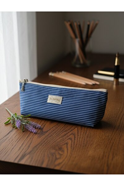 in steilla Kalemlik & Düz Çizgili Çok Amaçlı Kullanım & Makyaj Çantası..