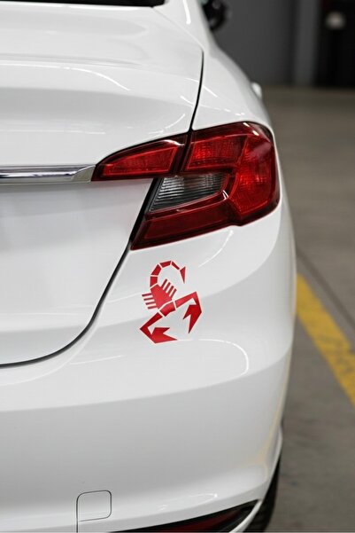 Yalıgraf Reklam Tabela Fiat Abarth Scorpion Logo Sticker Auto Sticker Egea