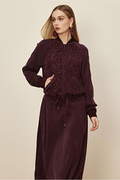 Alvina Leopard Printed Suit with Skirt 46187