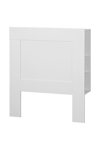 AZOZ MERCHLY Headboard with storage compartment, white, 90 cm