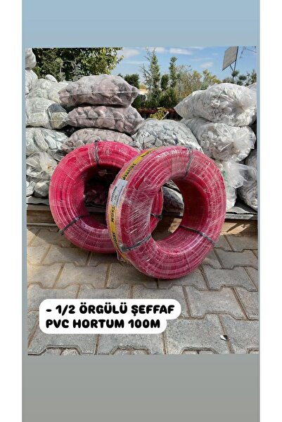 AFYONDOĞAPEYZAJ 1/2 ÖRGÜLÜ ŞEFFAF PVC HORTUM 100M
