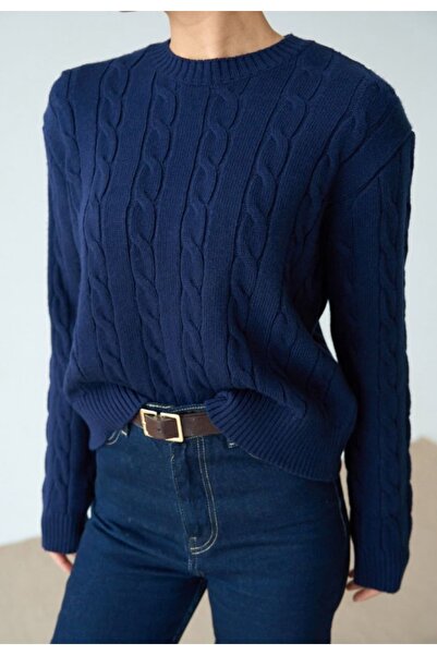 Serpirella Butik Crew Neck Knitted Sweater