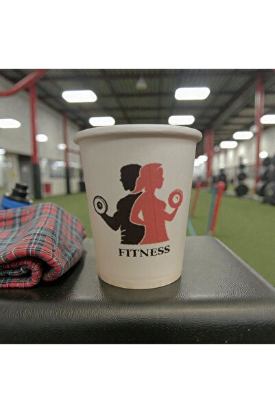 SBStrend Fitness Gym Themed Disposable 7 oz 100 Pieces Paper Cups from Manufa...