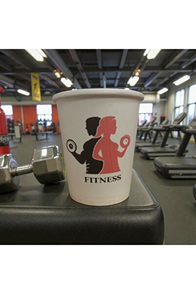 SBStrend Fitness Gym Themed Disposable 7 oz 50 Pieces Paper Cups from Manufac...