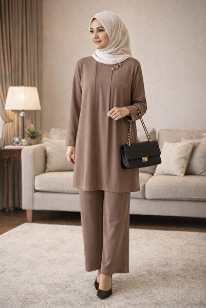 FUAT GÜRSEN Stone Embroidered Suit 25Y-3377