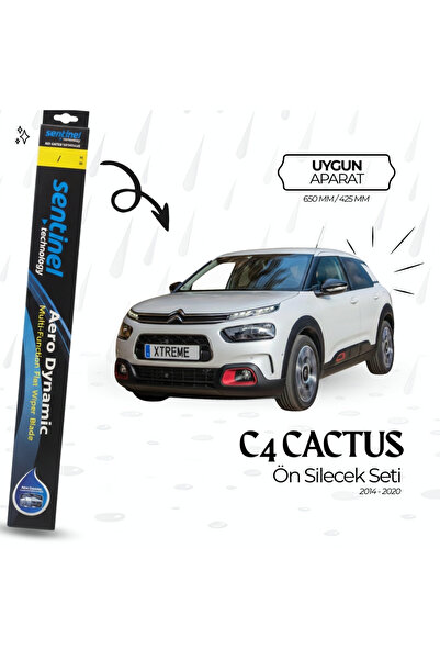 Sentinel CITROEN C4 CACTUS SİLECEK SETİ 650MM-425MM