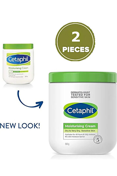 Cetaphil Moisturizing cream for very dry to dry and sensitive skin, 453g + 566g