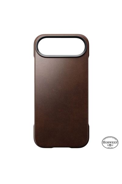 Nomad Leather iPhone 17 Air Case, Rustic Brown