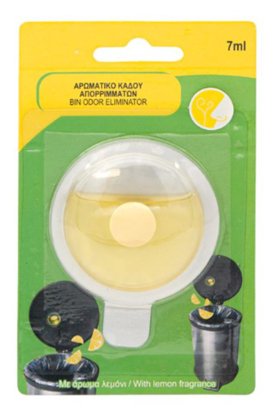 OEM Lemon Scented Sticker Air Freshener for Trash Can 7 ml