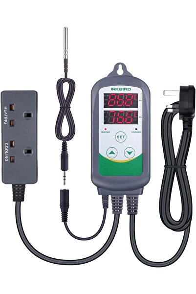 Inkbird وحدة تحكم درجة الحرارة الرقمية ثنائية المرحل ITC-308S
