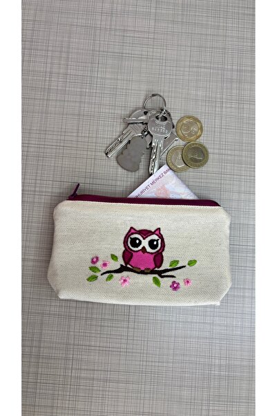 Handream Hand-Painted and Embroidered Cute Owl Handmade Wallet/Multi-Purpose/...