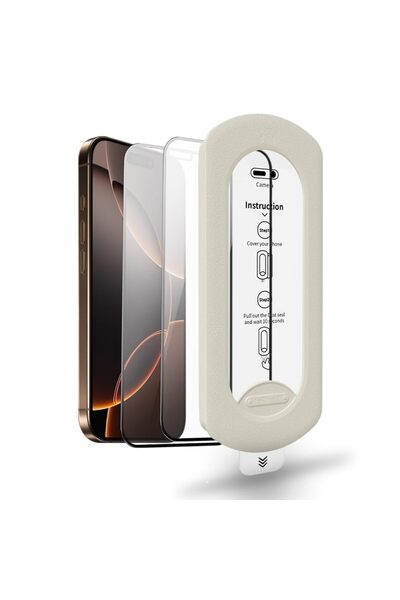 Kodak واقي شاشة من الزجاج المقوى مع طقم محاذاة تلقائية، مقاوم للغبار، مقاوم ل...