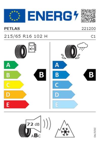 Petlas 215/65 R16 TL 102H REINF. SNOWMASTER 2 SPORT Binek Kış Lastiği (Üretim...