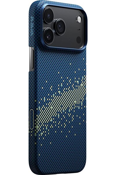 PITAKA Carcasă magnetică ultra subțire pentru iPhone 17 Pro, albastră