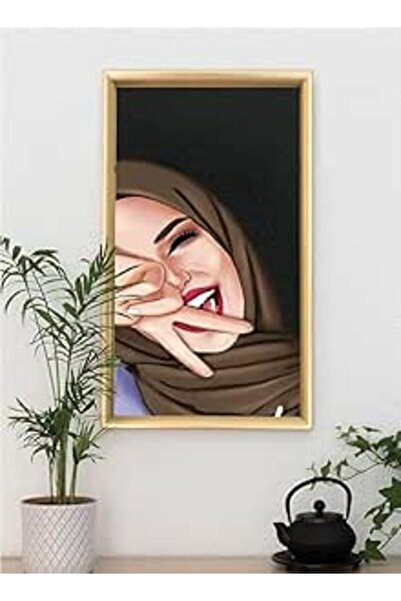 Generic Happy Grill Wall Sticker with Frame