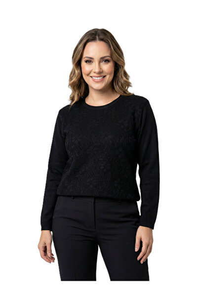 Oppland Women's Winter Mother's Sweater Soft Textured Premium Motif Comfortab...