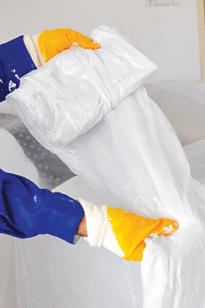 giffy Pratik Koruyucu Eşya Ve Zemin Örtüsü Şeffaf Hışır Örtü (10 m²) İnce Bey...