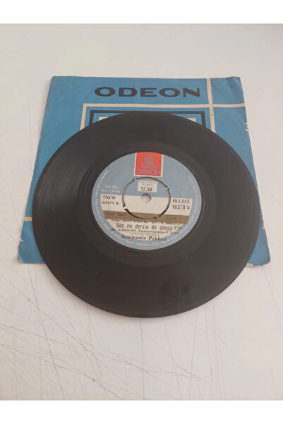 Plakperest Semiramis Pekkan – Senden Vaz Geçemem - 1971 Türkiye Basım 45’lik ...