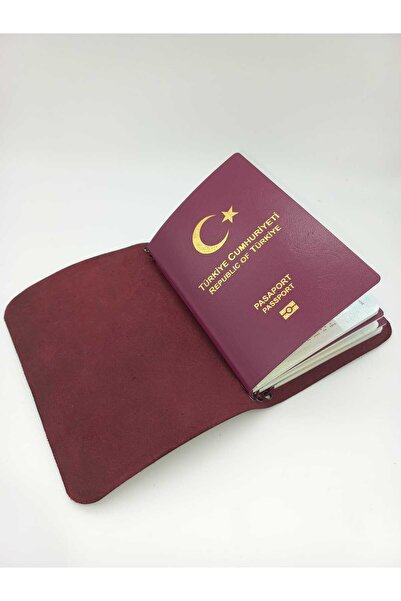 GALANDE Hakiki Deri Pasaport kabı - Kılıfı – El Yapımı - Kişiselleştirilebilir