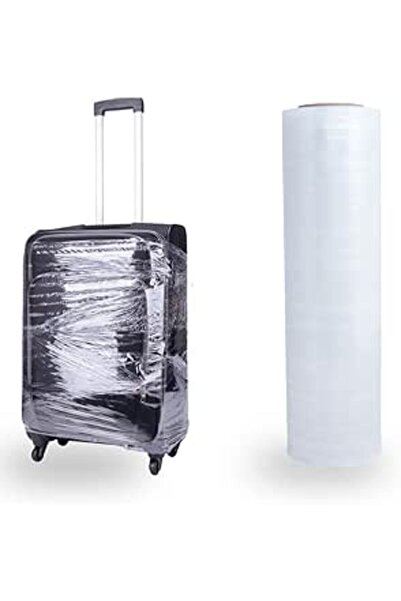 Generic لفافة تغليف بلاستيكية لحقائب السفر