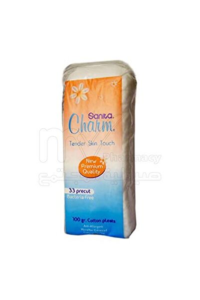 Sanita شارم ميد. قطن يناشد 100 قطعة