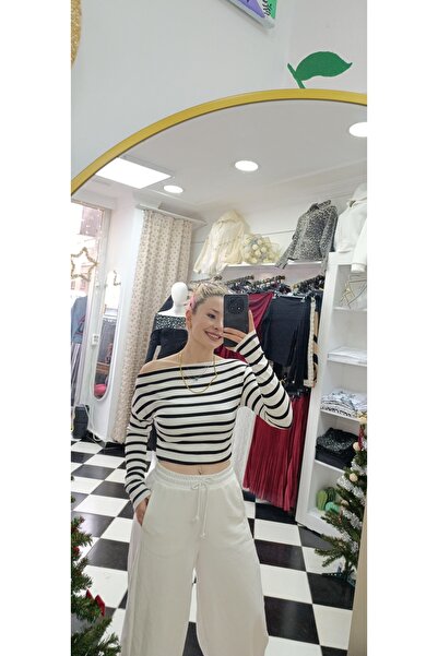 Butik Beyaz buggy eşofman altı