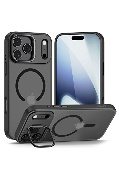 Tech-Protect Carcasă MagStand pentru iPhone 17 Pro Max, neagră