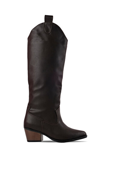 Lal Shoes & Bags Pablis Kadın Sivri Burunlu Kovboy Topuklu Çizme b4197