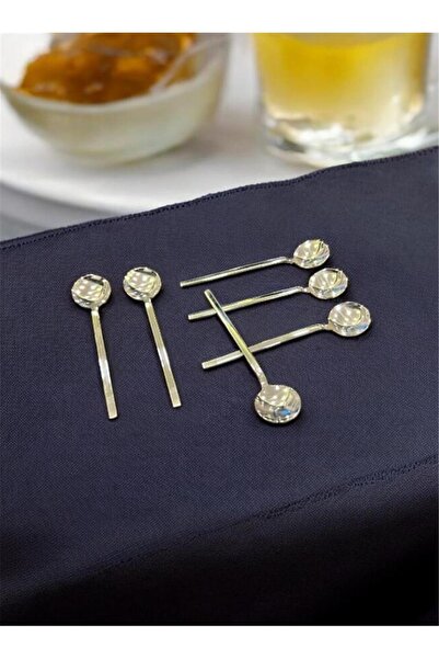 Tiamo RİO Sade Paslanmaz Çelik Çay Kaşığı 6’lı Set – Zamansız Şıklık