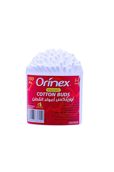 Orinex أعواد قطنية صغيرة 100 قطعة