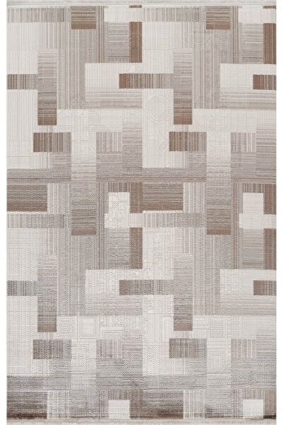 ATLAS HALI Dore Du09a Yumuşak Dokulu Triko Akrilik İle Üretilen Lazer Kesim Ş...