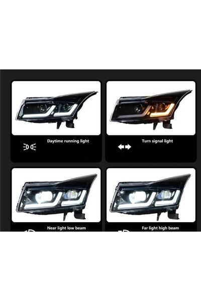 Genel Markalar Chevrolet Cruze Yeni Tip G30 Far