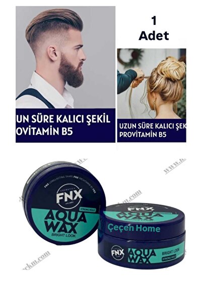 ÇEÇEN HOME Parlak Görünüm Sağlayan Aqua Wax Saç Şekillendirici Krem - Güçlü T...