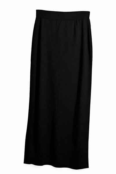JOOQSTORE تنورة تريكو سوداء