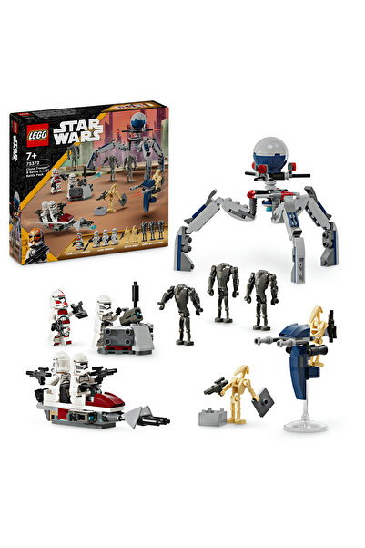 LEGO Star Wars 75372 Set de construcție cu Soldat Clonă și Droizi de Luptă - ...