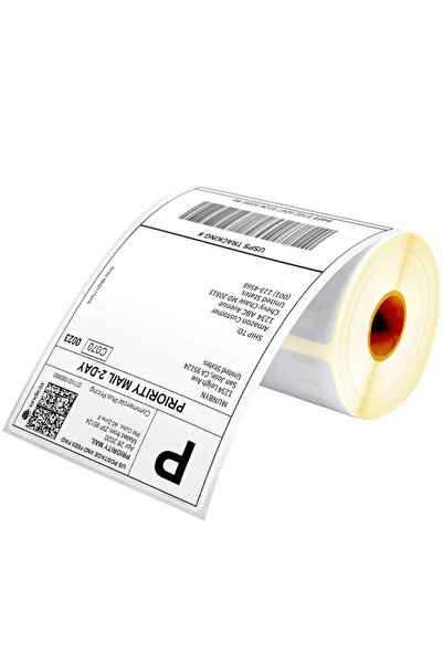 Vittalist Thermal Shipping Labels Roll 100x150mm VITTALIST®,A6, 260pcs, Stron...