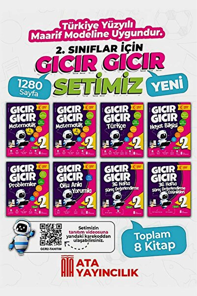 Ata Yayıncılık 2. Sınıf Gıcır Gıcır 8'li Set 2026 YENİ!