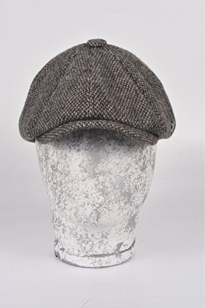 mercantoptan Kışlık 8 Parca Hakiki Yün Model Peaky Blinders Kasket Şapka