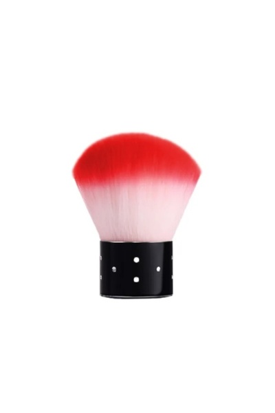 Pink Nails Mini Dust Brush Diamond Red