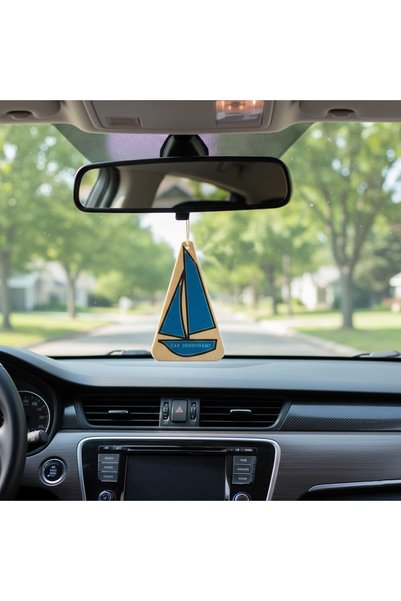 Generic Ship-Shaped Car Freshener, Hanging Bag, Paper Deodorizer for Car, Home, Office, Long-Lasting, Odor Control, 24 Pieces