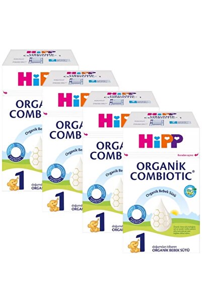 Hipp 1 Organik Combiotic Bebek Sütü 600 gr ( 4 Lü )