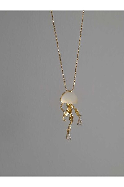Bubbleatelier Steel Octopus Gold Necklace
