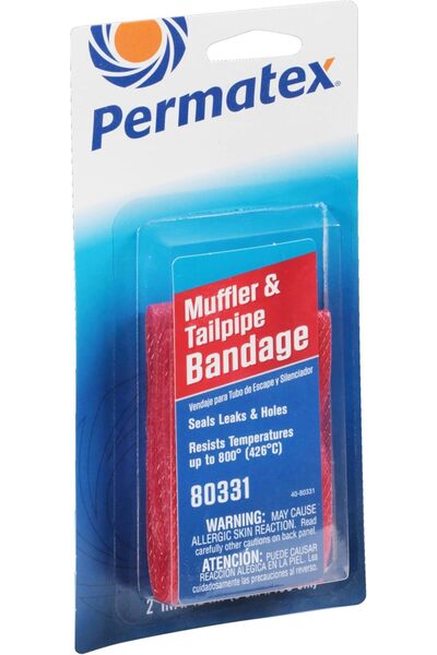 Permatex ضمادة كاتم الصوت وأنبوب العادم 80331، 84 بوصة مربعة، وحدة واحدة