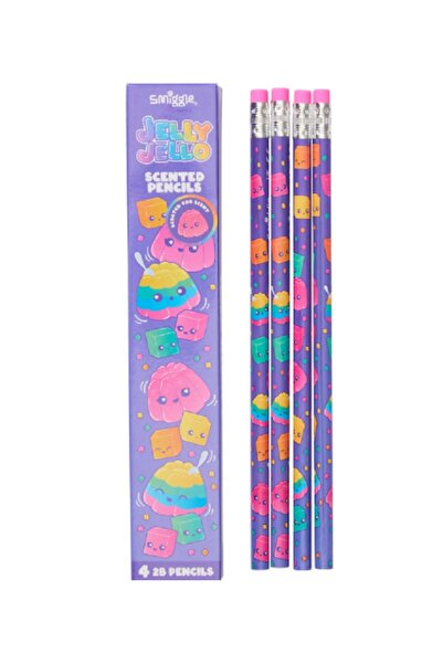 SMIGGLE Sweet Jelly Scented 2B Pencil 4-Pack