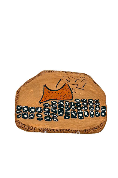 ArkeoArt Design Çatalhöyük Duvar Resimleri Tablet - Hasandağı Volkanı Replikası